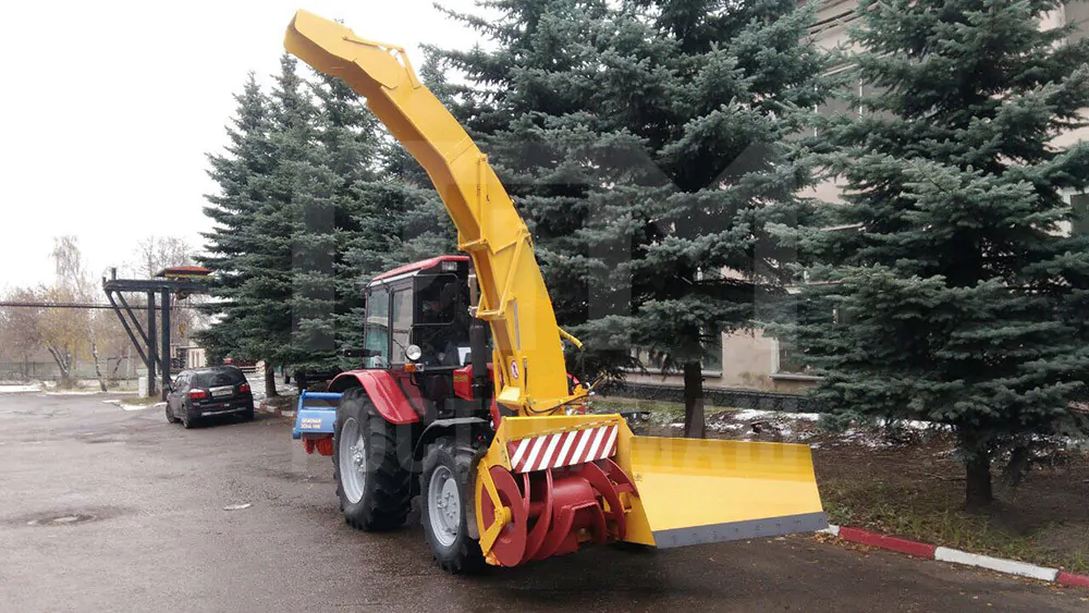Купить Фрезерно-роторный снегоочиститель ДЭМ 124 с телескопическим погрузочным желобом и другое оборудование для уборки снега по низкой цене и на выгодных условиях от компании РостТехМаш! Купить Фрезерно-роторный снегоочиститель ДЭМ 124 с телескопическим погрузочным желобом и другое оборудование для уборки снега по низкой цене и на выгодных условиях от компании РостТехМаш!