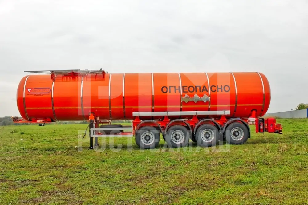 Купить Битумовоз четырехосный полуприцеп стальной SF4B32 и другое прицепное оборудование по низкой цене и на выгодных условиях от компании РостТехМаш!